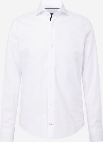 Coupe slim Chemise 'Pai' JOOP! en blanc : devant