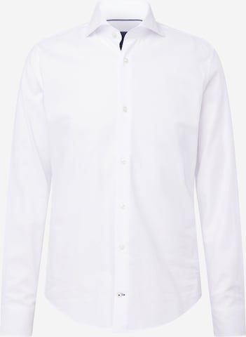 JOOP! - Slim Fit Camisa 'Pai' em branco: frente