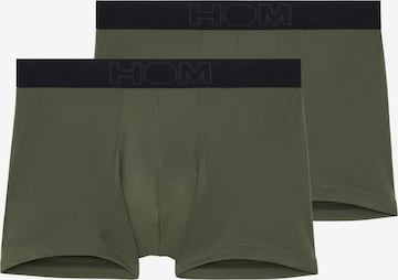 HOM Boxer shorts 'Supersoft' in Green: front