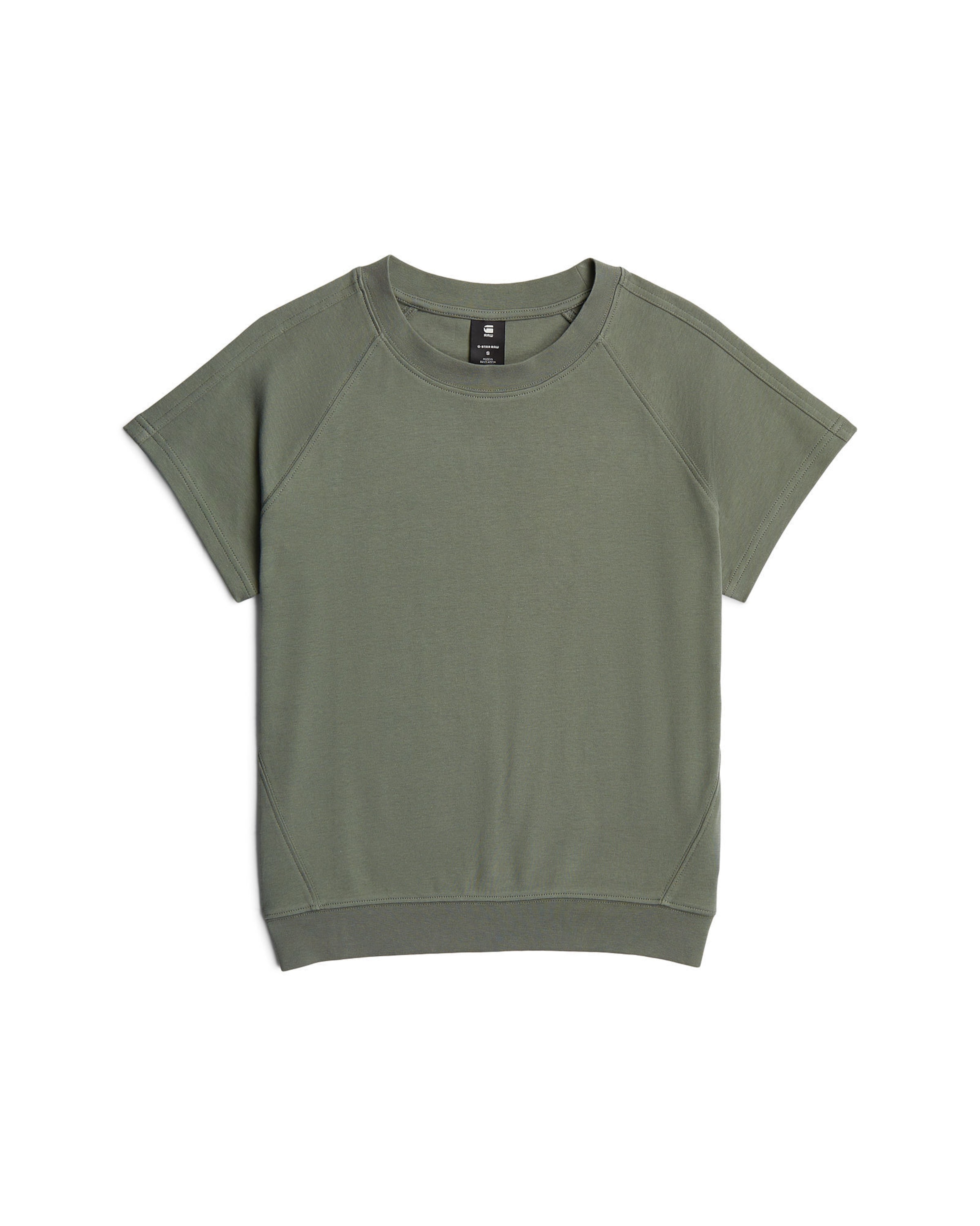 G-STAR T-Shirt - 'Raglan T-Shirt' in Grün: Vorderseite