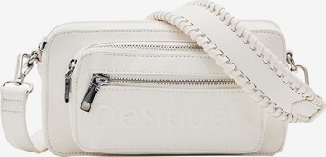 Desigual - Bolso de hombro 'Cambridge 2.0' en blanco: frente