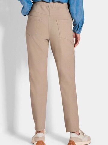 Regular Pantalon 'Louisa' Goldner en beige