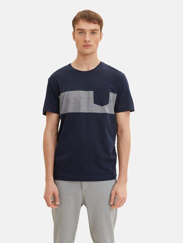 TOM TAILOR T-Shirt in Blau: predná strana