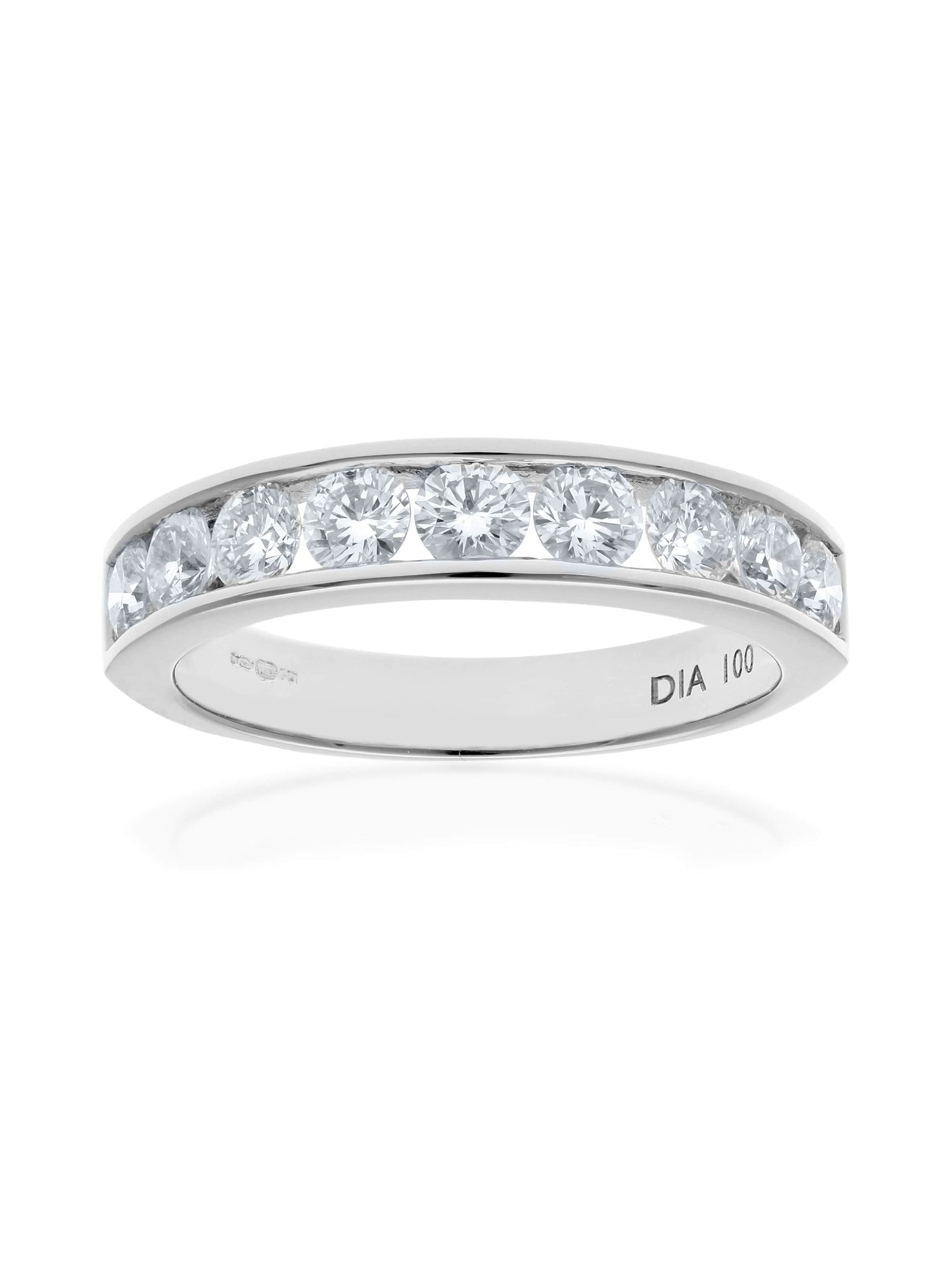 DIAMANT LETERNEL Ring in Silver: front