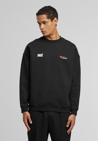 Another Cotton Lab Sweatshirt 'Out Of Office' in Schwarz: Vorderseite