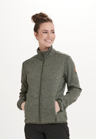 Whistler Athletic Fleece Jacket in Green: front