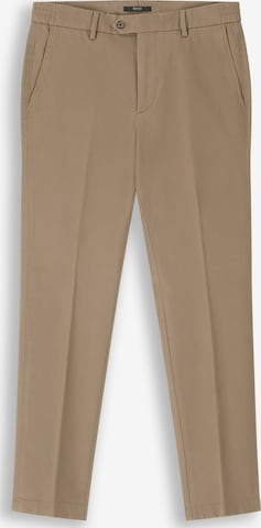 Coupe slim Pantalon chino Boggi Milano en beige : devant