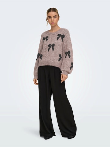 ONLY Pullover 'ONLDOFFA' in Braun