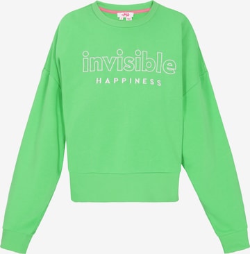 MYMO Bluzka sportowa 'Back To School' w kolorze zielony: przód