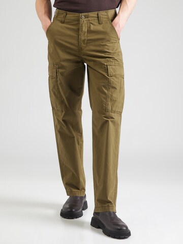 LEVI'S ® - regular Pantalón vaquero cargo en verde: frente