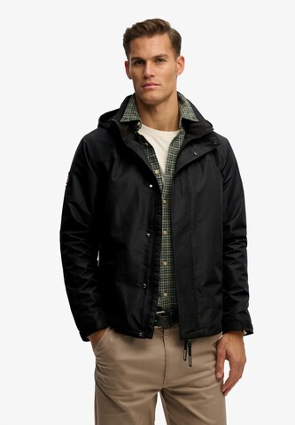 Superdry & Co Between-Season Jacket in Black: front