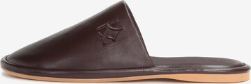 Kazar Mules in Brown: front