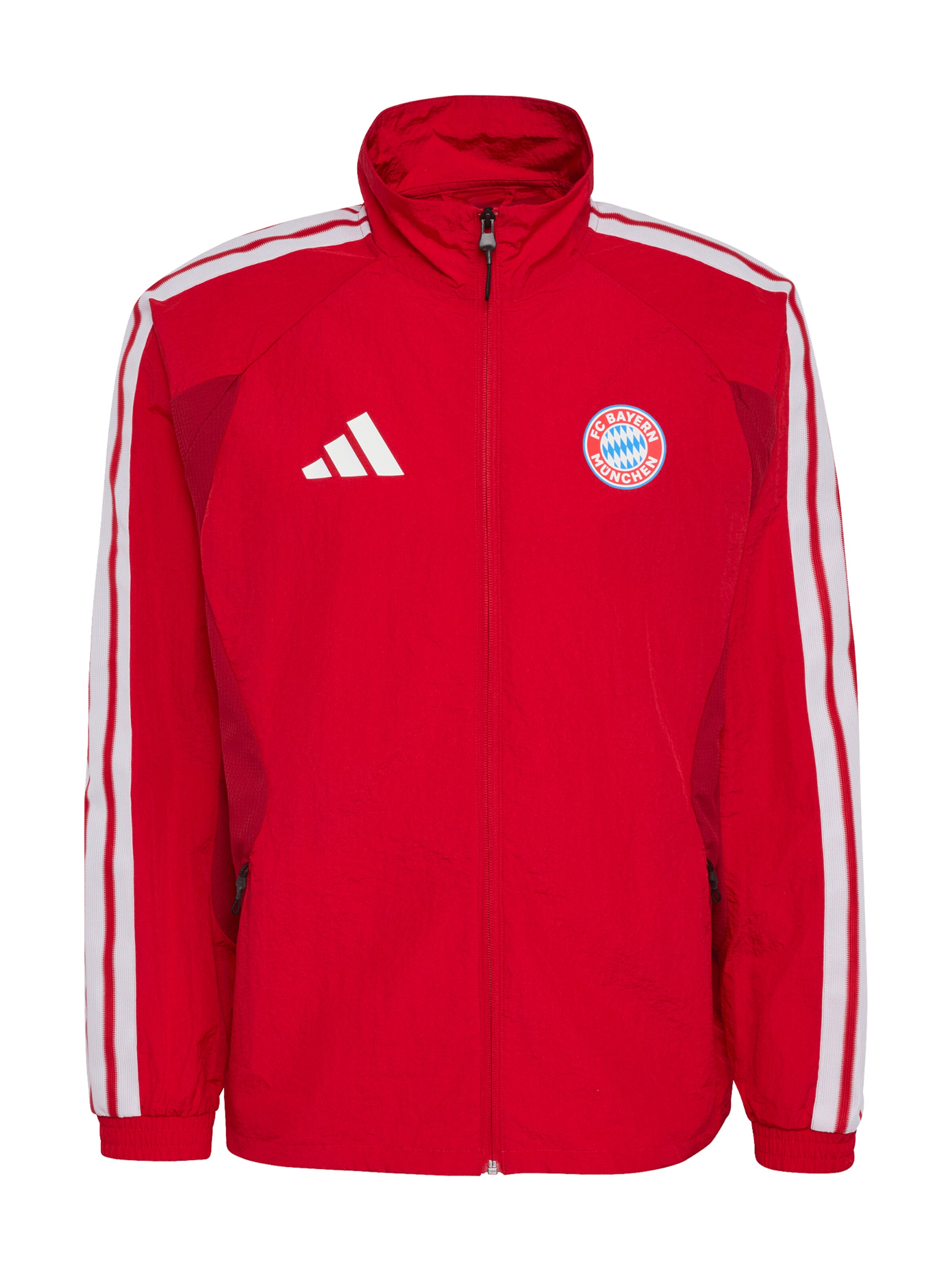 ADIDAS PERFORMANCE Athletic Jacket in Red / White, Item view