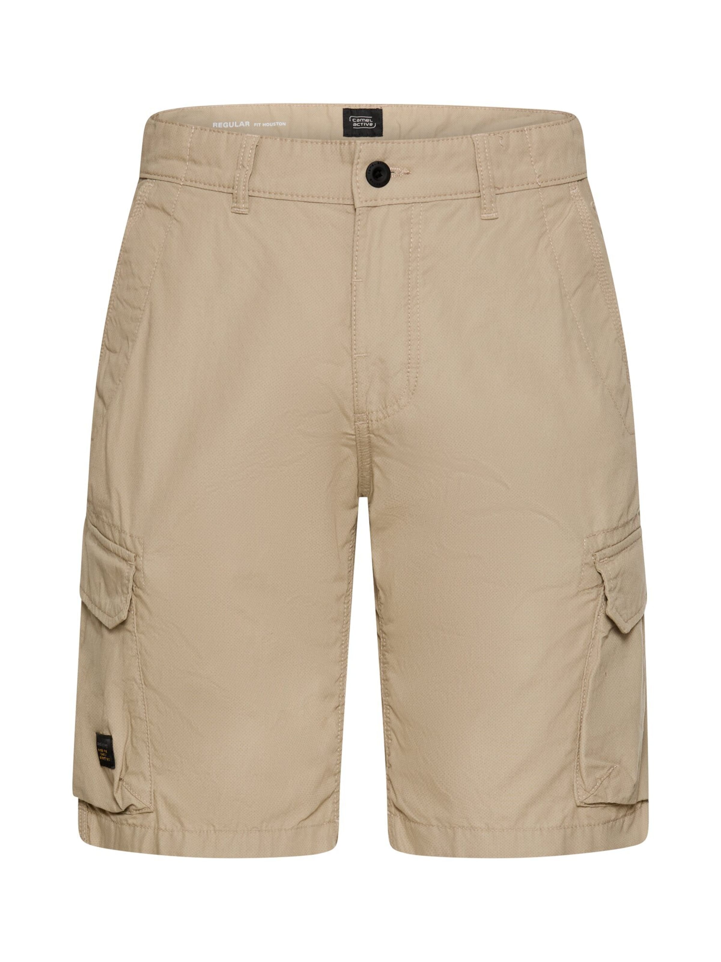 CAMEL ACTIVE Cargo Pants in Beige: front