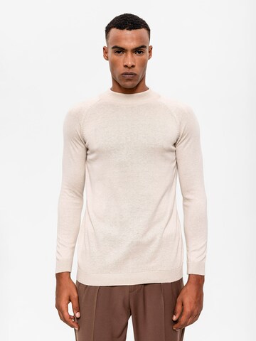 Antioch Sweater in Beige: front