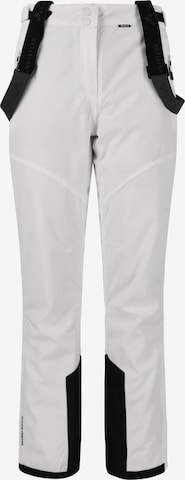 Whistler Regular Sportbroek 'Drizzle' in Wit: voorkant