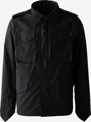 ALPHA INDUSTRIES Välikausitakki värissä musta: etupuoli