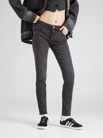 WRANGLER Skinny Τζιν σε μαύρο: μπροστά