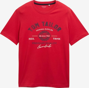 TOM TAILOR Футболка в Красный: спереди