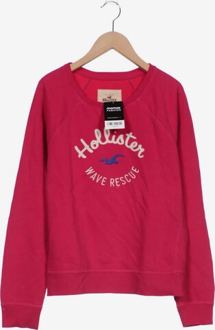 HOLLISTER Sweatshirt & Zip-Up Hoodie in L in Pink: front