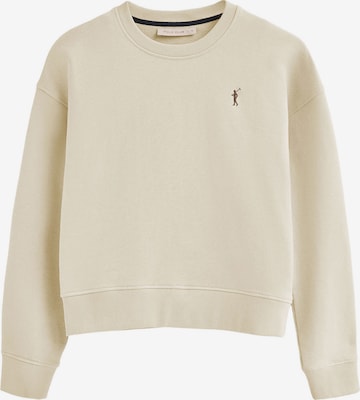 Polo Club Sweatshirt in Beige: Vorderseite