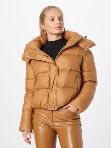 PATRIZIA PEPE Winter Jacket in Brown: front