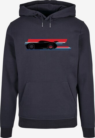 ABSOLUTE CULT Sweatshirt 'Cars - Jackson Storm' in Blauw: voorkant