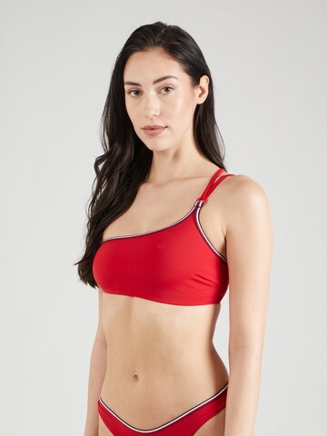 Tommy Hilfiger Underwear - Soutien Bustier Top de biquíni em vermelho: frente