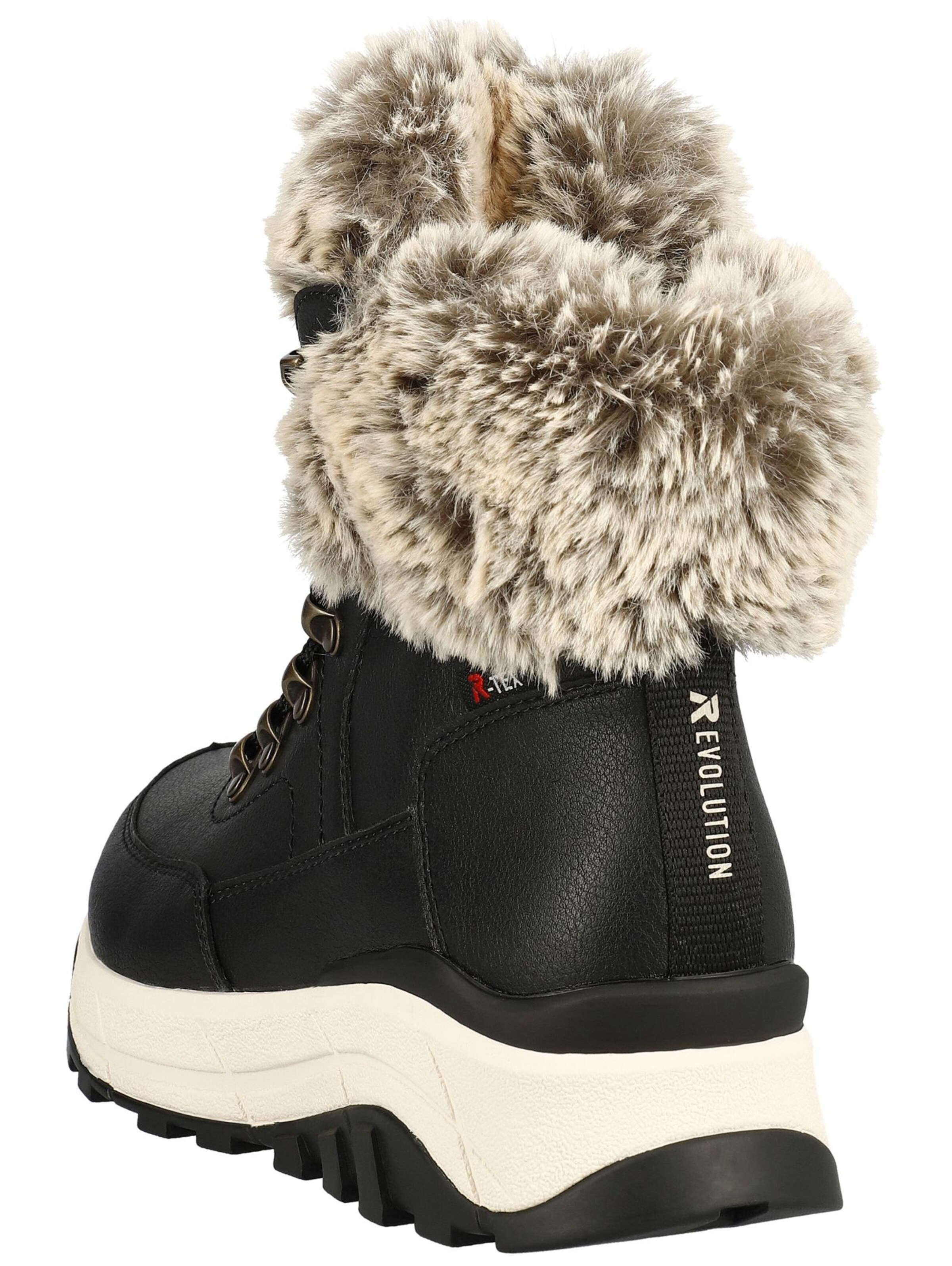 Rieker Gležnarji z vezalkami | črna barva