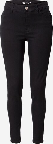 TAIFUN Skinny Jeans in Zwart: voorkant