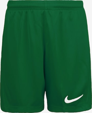 NIKE Regular Workout Pants 'Park III' in Green: front