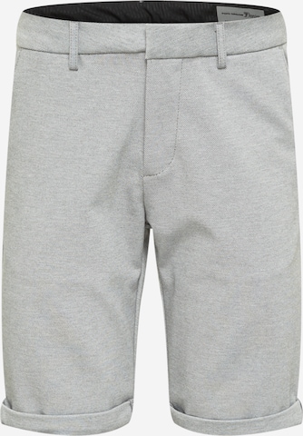 TOM TAILOR DENIM Slim fit Trousers in Grey: front