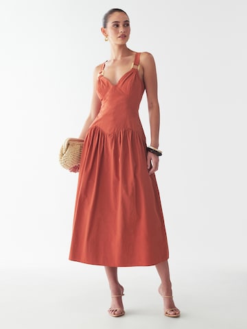 St MRLO Φόρεμα 'Heather' σε πορτοκαλί: μπροστά