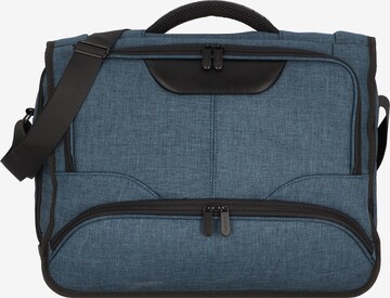 Dermata Document Bag in Blue: front