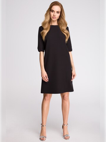 Stylove - Vestido en negro: frente