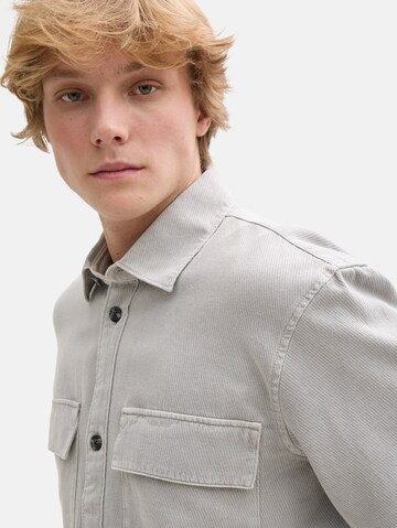 TOM TAILOR DENIM Comfort fit Overhemd in Grijs