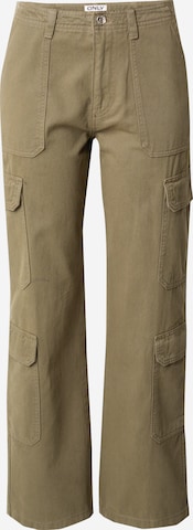 ONLY Regular Cargo Pants 'MALFY' in Green: front