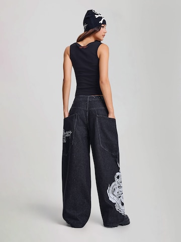 Ed Hardy Loosefit Jeans i sort