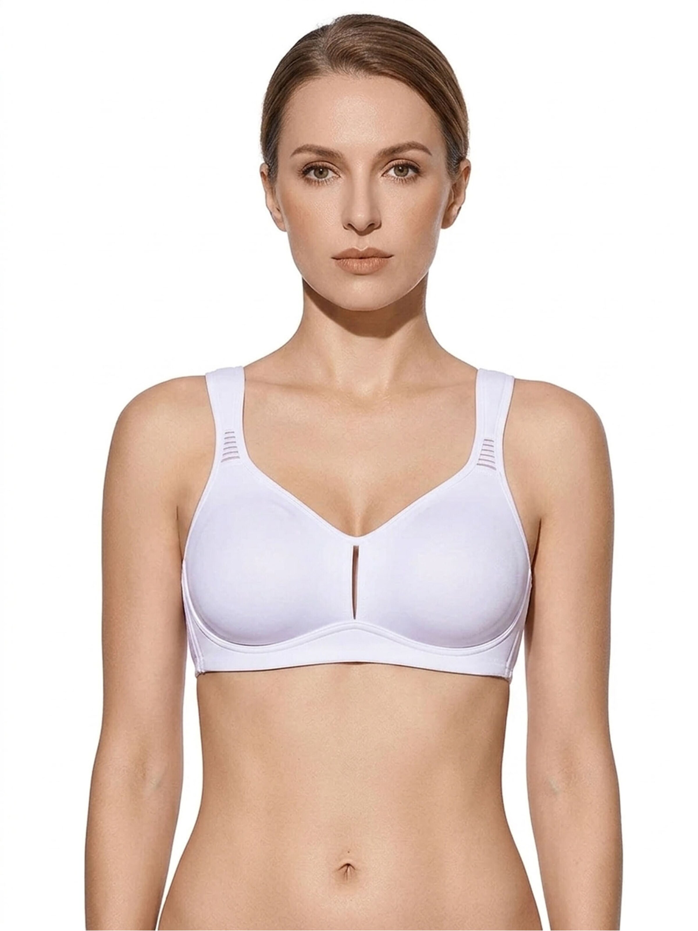 Selene Minimiser Bra 'Selene Elvira' in White: front