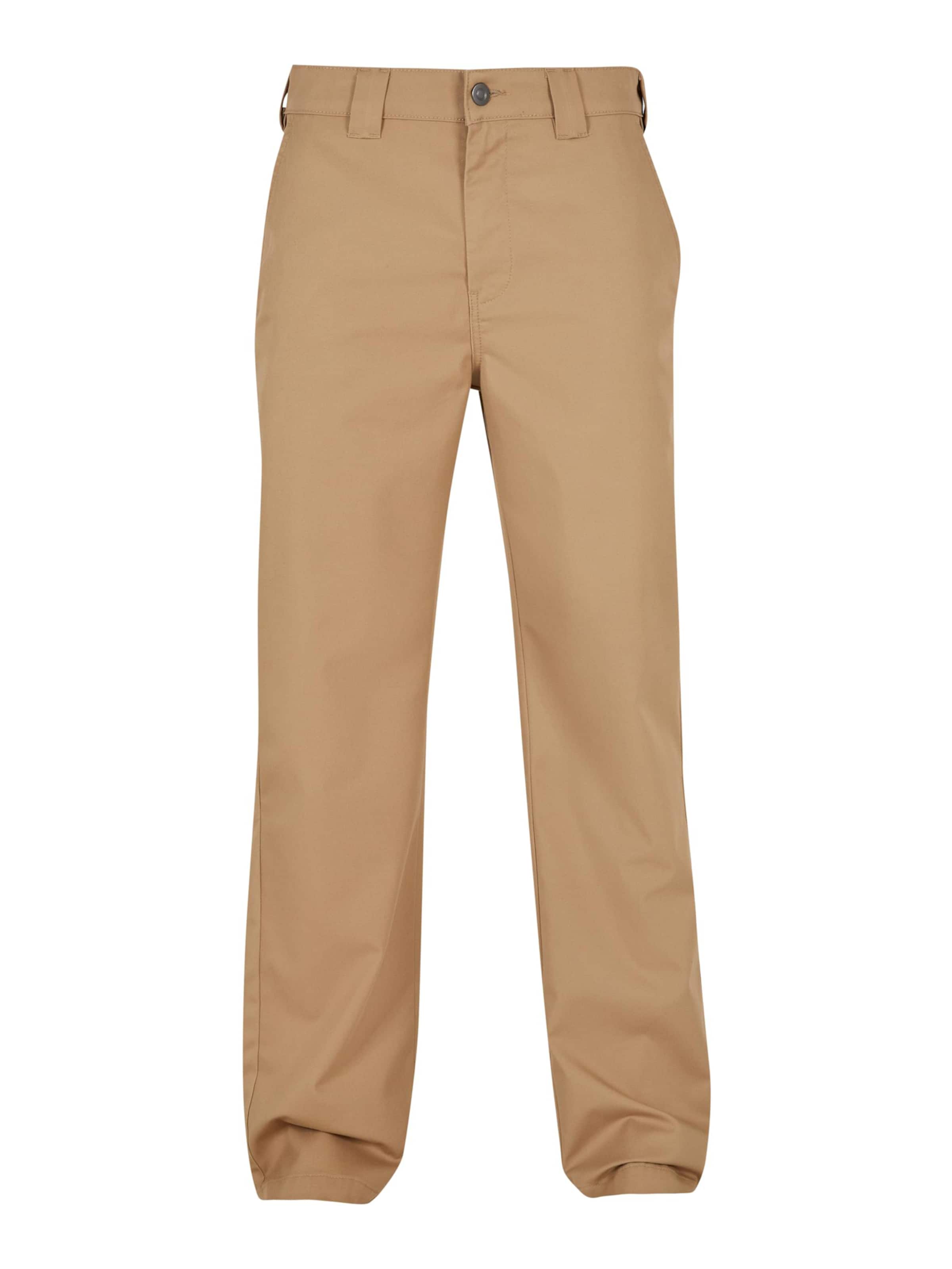 Urban Classics Свободный крой Штаны 'Classic' в Бежевый: спереди