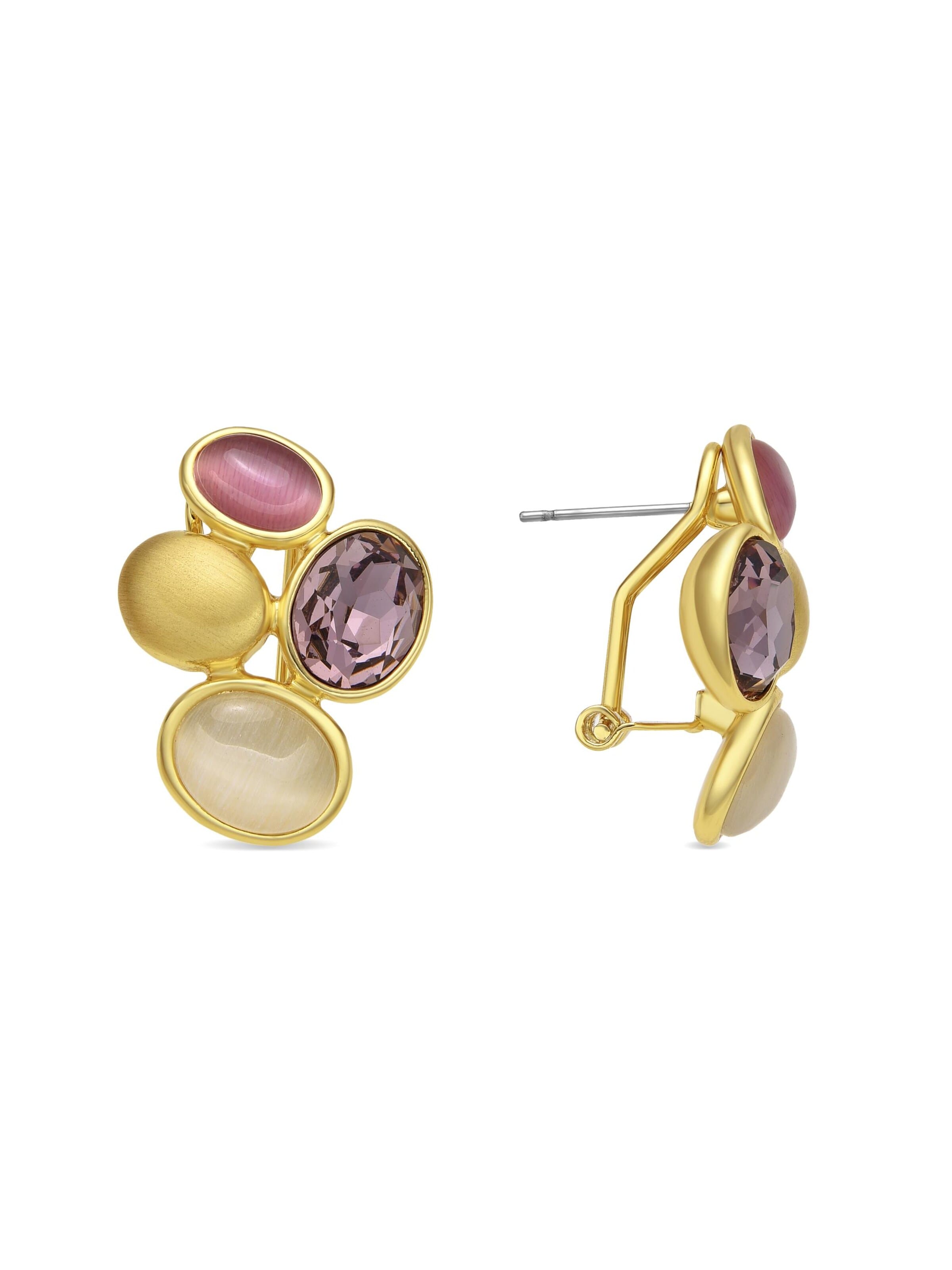 Luxenter Earrings 'Sionu' in Mixed colors: front