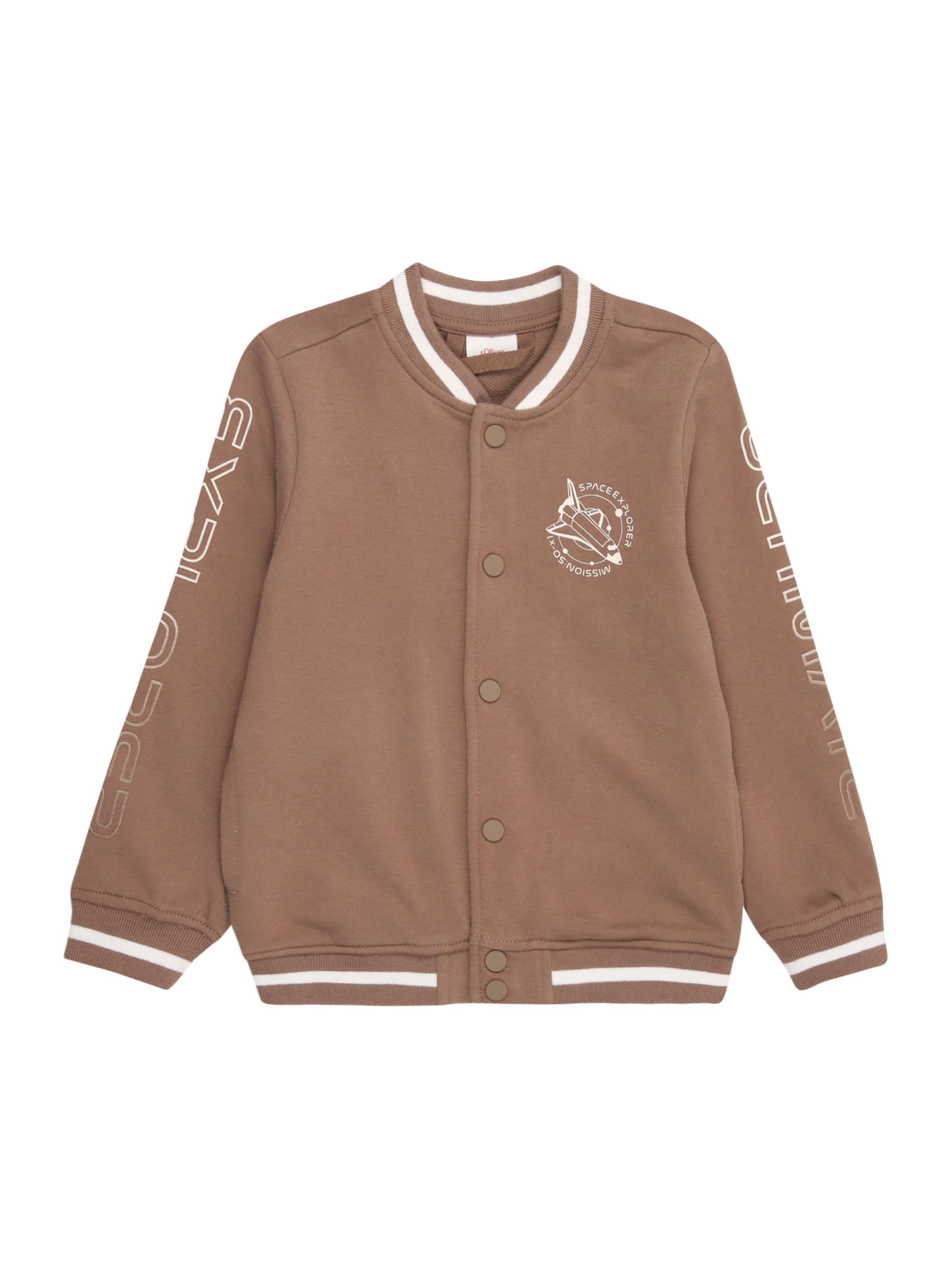 s.Oliver Sweatjacka i brun: framsida