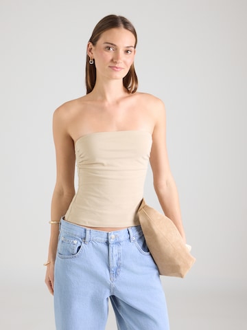 ABOUT YOU Top 'Phoebe' in Beige: Vorderseite