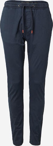 Coupe slim Pantalon 'Osborne' INDICODE JEANS en bleu : devant