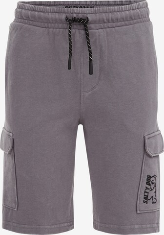 Coupe slim Pantalon WE Fashion en gris : devant