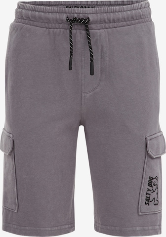 Coupe slim Pantalon WE Fashion en gris : devant