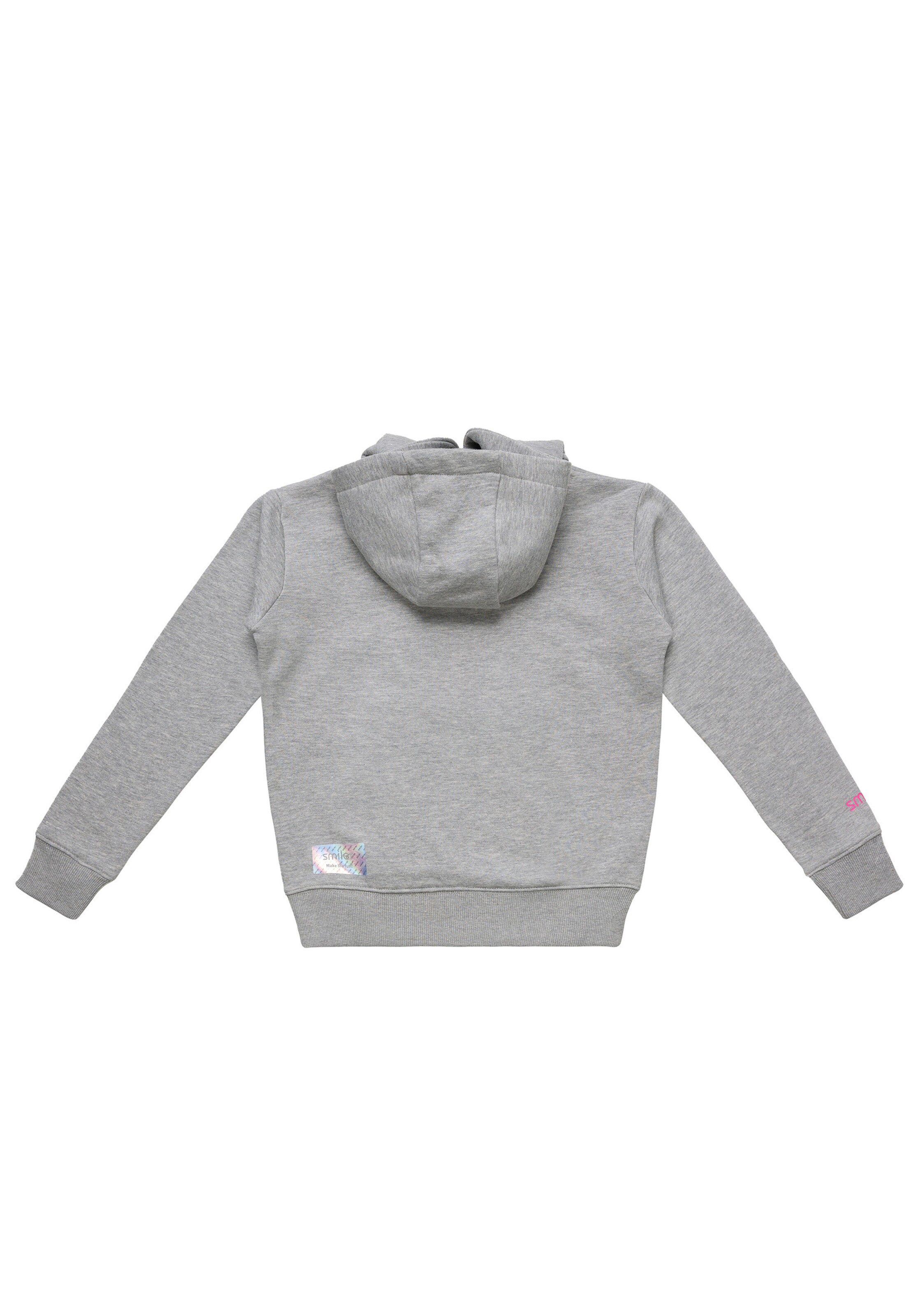 smiler. Sweatshirt 'Happy' in Grijs