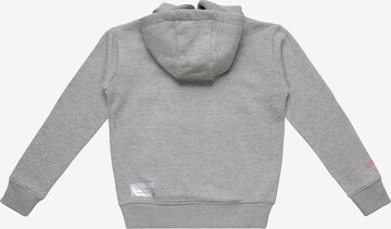 smiler. Sweatshirt 'Happy' in Grau