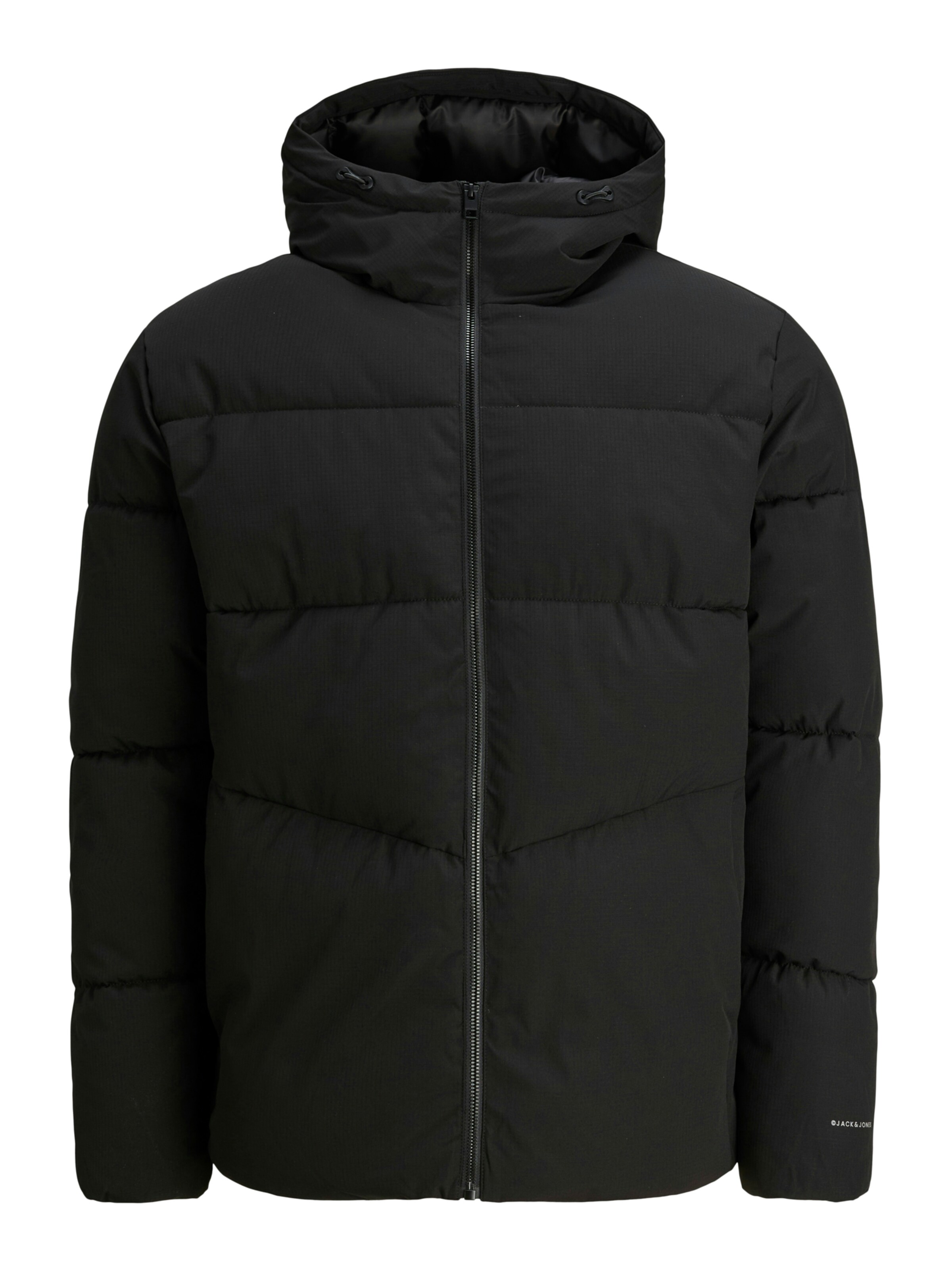 juoda JACK & JONES Žieminė striukė 'JJGlobal': priekis