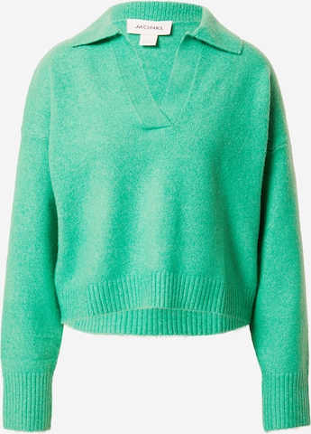 Monki Sweater in Green: front